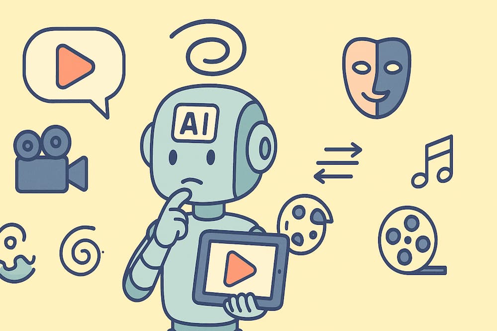 How AI Video Generators Work Diagram
